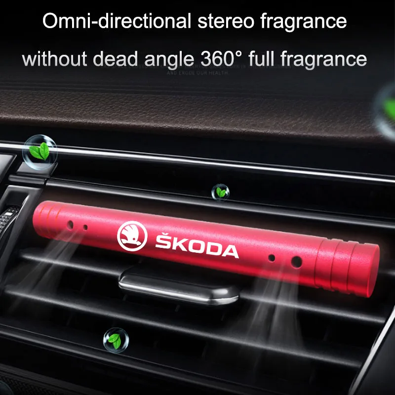 Car Air Freshener Purifier Solid Perfume Diffuser For Skoda octavia 3 2 superb 3 kodiaq Superb Fabia Kamiq Karoq Car Accessories thumbnail 2