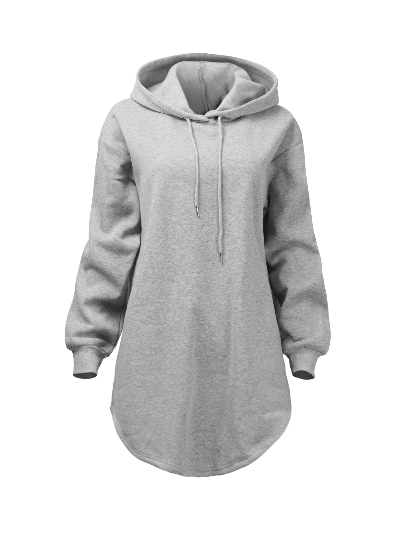 Design Sensation Niche Streetwear American Loose Hoodie Women's European Fashion Autumn Winter Long Sleeve Mid-Length Sweatshirt thumbnail 5