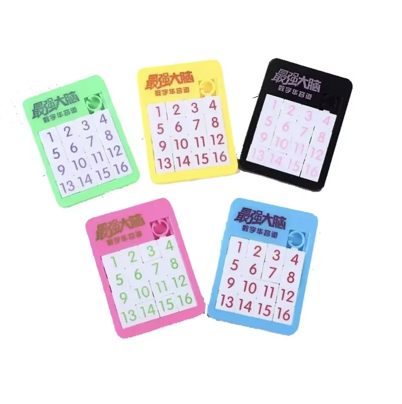 Novelty 16 Grid Maze Puzzle Toy Cartoon Animal Sliding Puzzle Mini Game Competitive Gift Interesting Smart Puzzle Random Style thumbnail 4