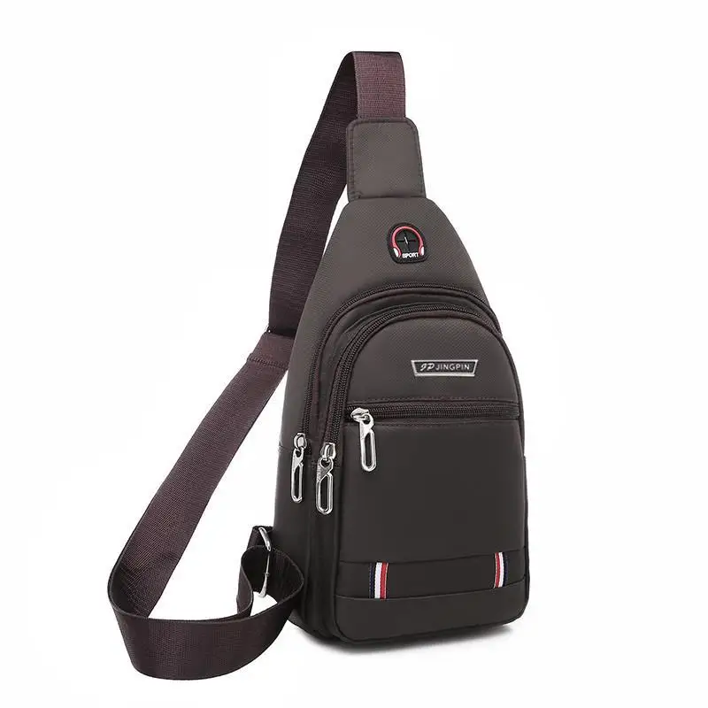 Men's Crossbody Bag Oxford Cloth Sports Leisure Backpack Waterproof Portable Travel Single Shoulder Bag Urban Minimalist Style thumbnail 4