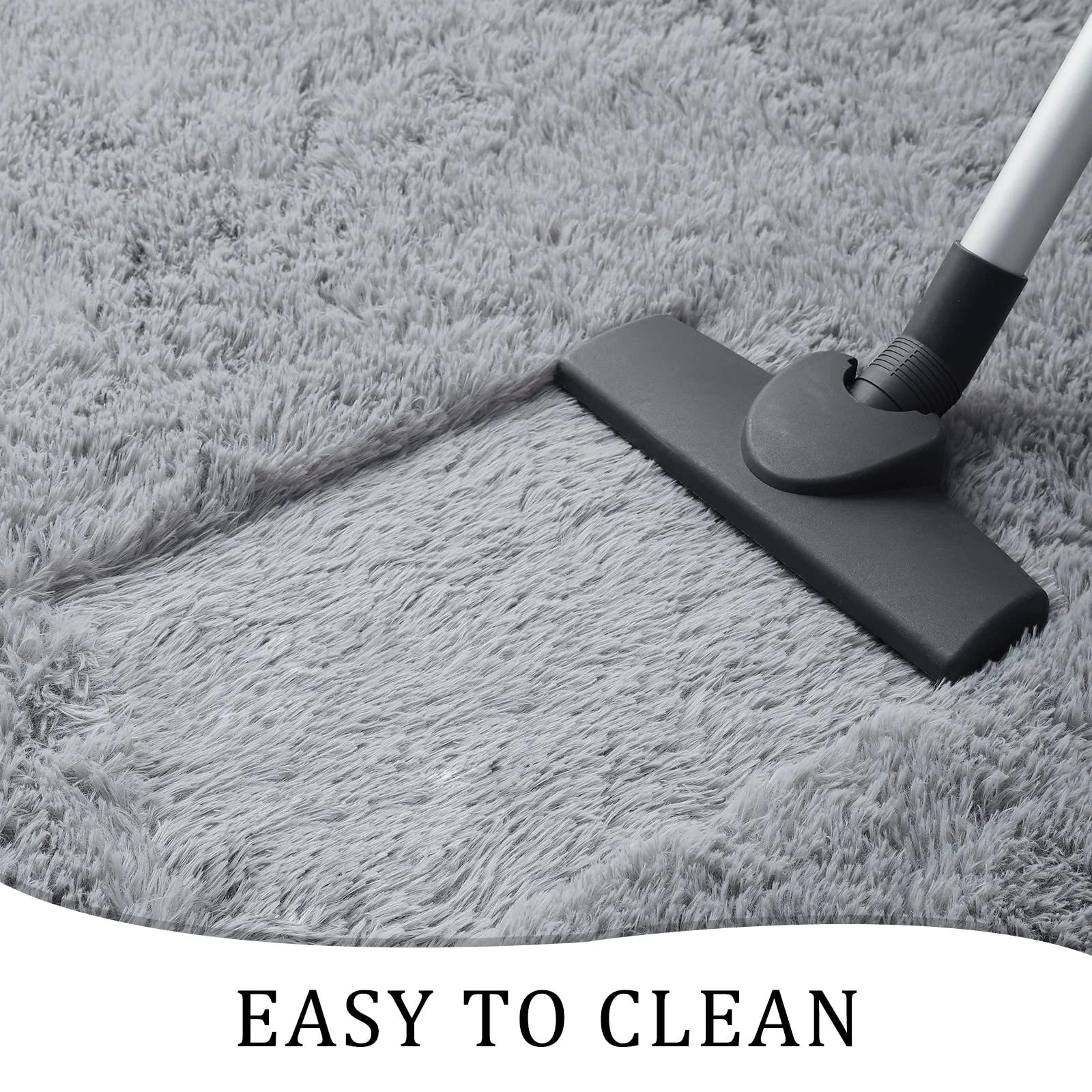 VIKAMA Simple Solid Color Carpet Soft And Slip-Resistant Bedside Rug For Bedroom, Corridor Passage Floor Mat, Home Decoration thumbnail 5