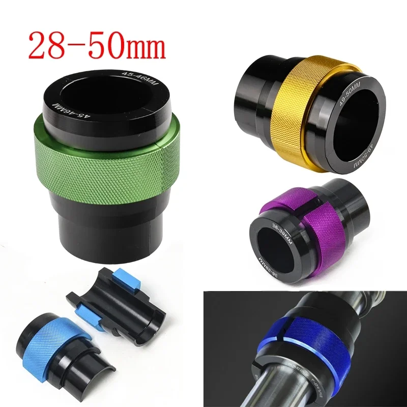 Motorcycle CNC Front Fork Oil Seal Driver Tool 28-50 MM Tools Suitable for ENDURO MX Motocross Dirt Bike ADV Street Motorcycle