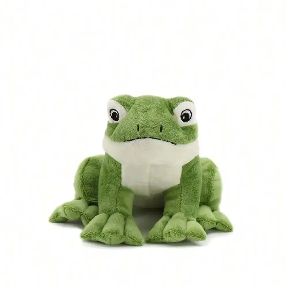 18cm Realistic Frog Green Frog Plush Toy Stuffed Animal Gifts thumbnail 2