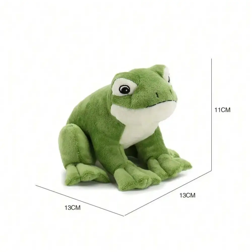 18cm Realistic Frog Green Frog Plush Toy Stuffed Animal Gifts thumbnail 3