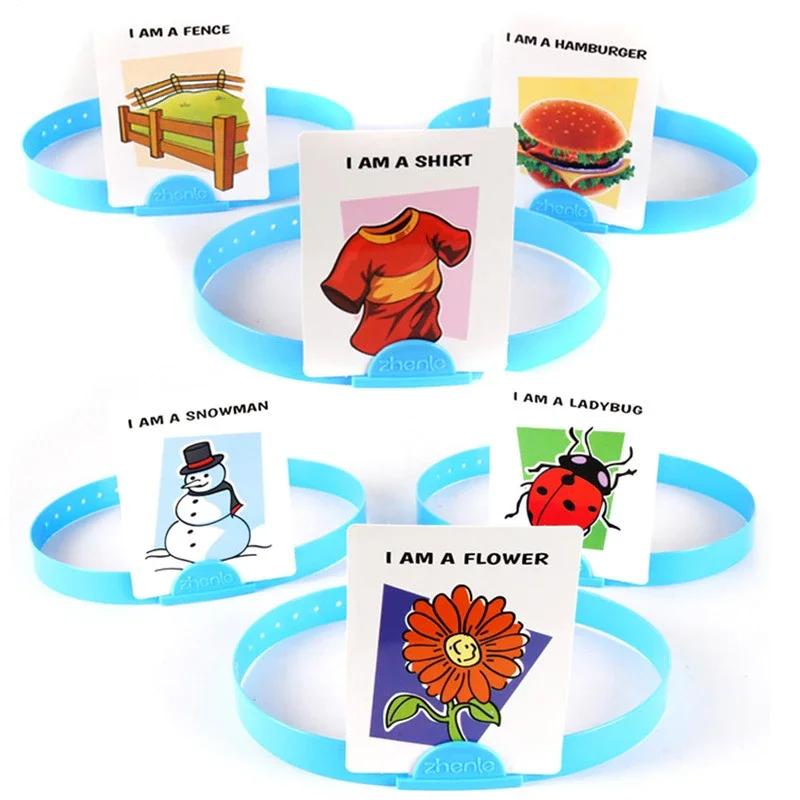 Kids Funny Cards Board Games Toys Guess Who I Am Game Family Party Parent-Child Interactive Educational Board Gifts thumbnail 5