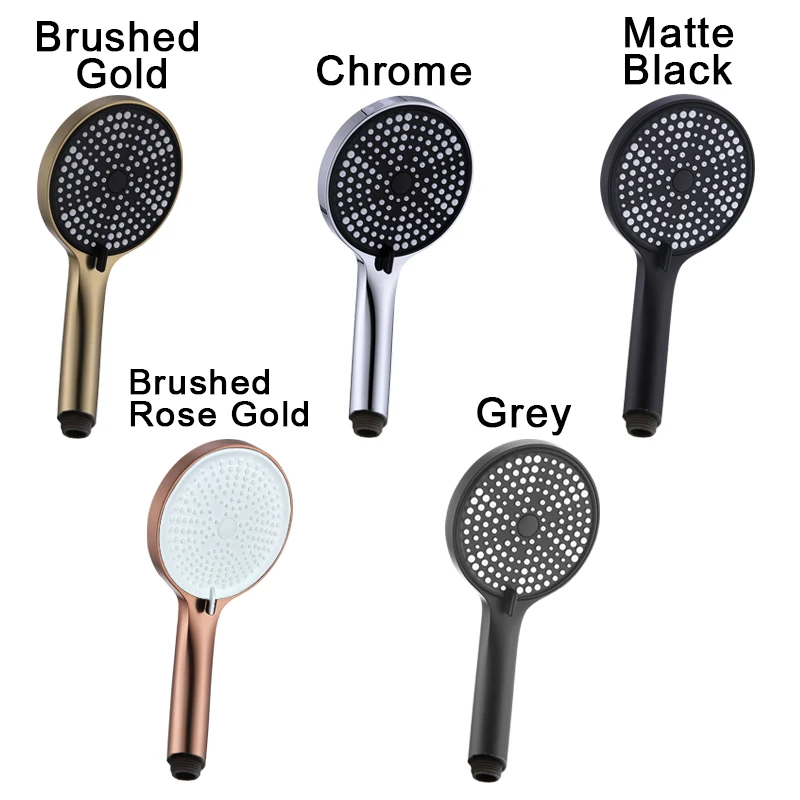 Adjustable 3 Function Black Shower Riser Slide Bar with Hand Held Shower & Hose Wall Mount Shower Sliding Bar Set thumbnail 3