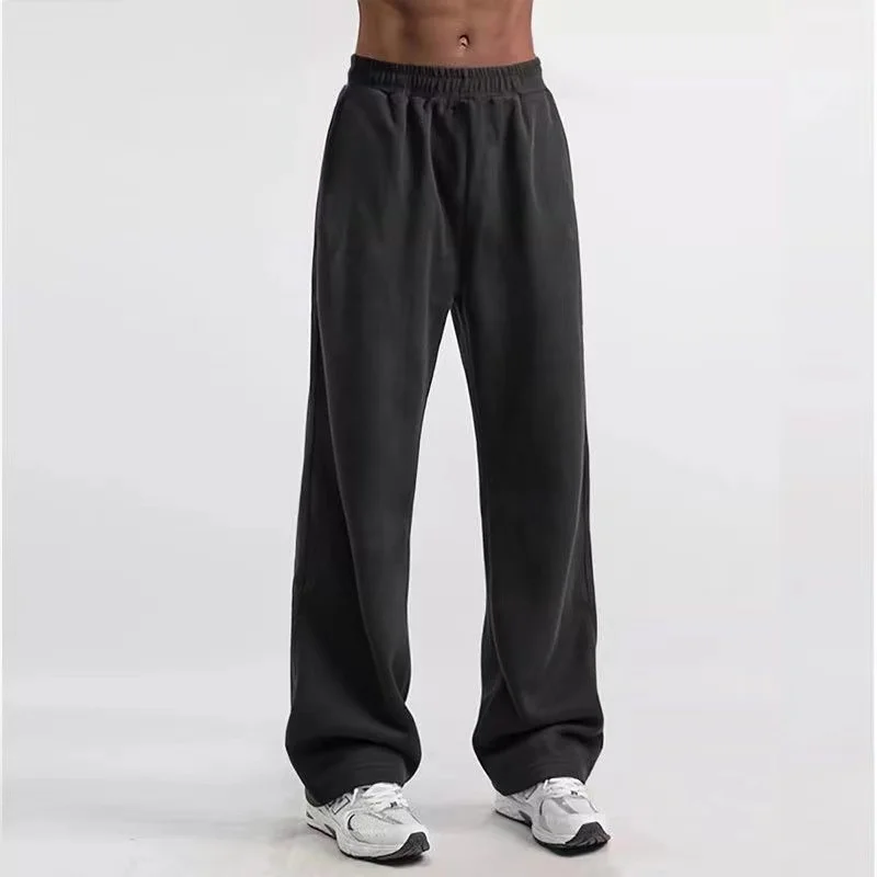 Men jogging pants baggy pants neutral breathable baggy outdoor pants fashion design jogging pants 2026 new sweatpants thumbnail 3