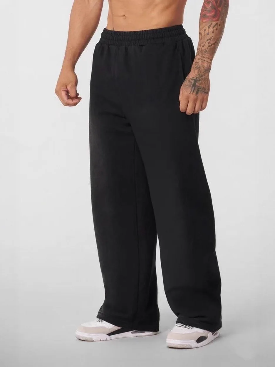 Men jogging pants baggy pants neutral breathable baggy outdoor pants fashion design jogging pants 2026 new sweatpants thumbnail 2