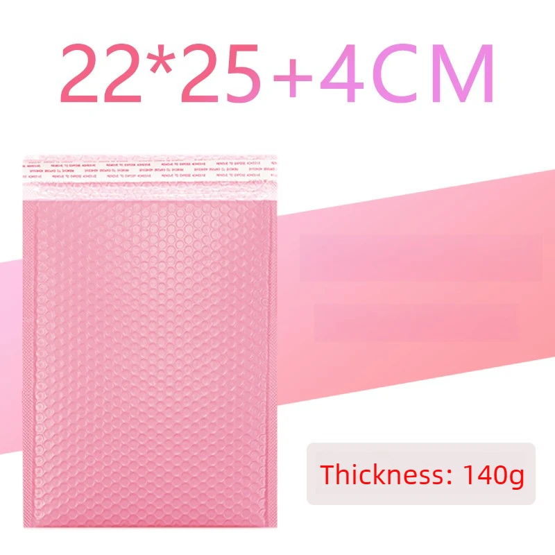 100/1 PCS Pink Poly Bubble Mailers Padded Envelopes Self Seal Padded Envelopes Gift Bags Packaging Envelope School Supplies thumbnail 5