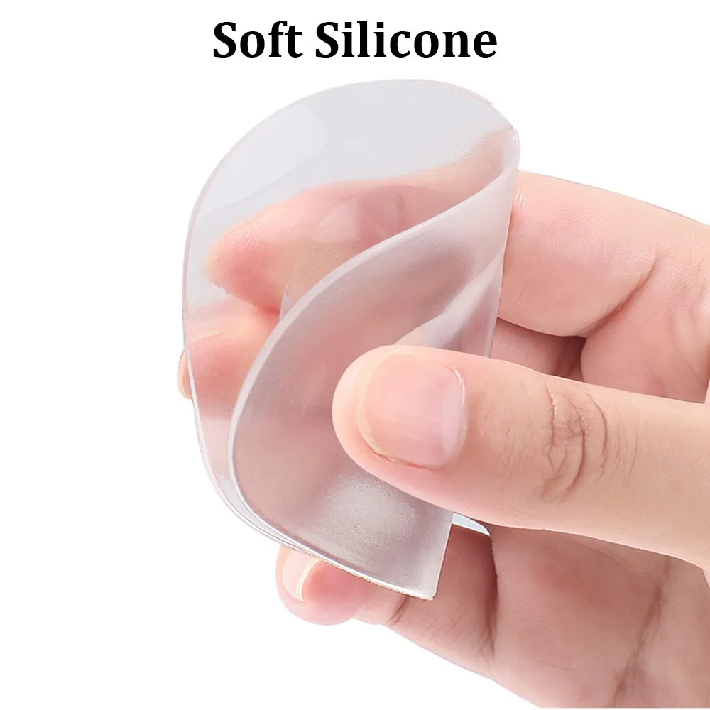 2/6 Pcs Silicone Metatarsal Pads for Shoes Anti-Slip Forefoot Gel Inserts for Women High Heels Foot Pain Relief Half Insoles thumbnail 5