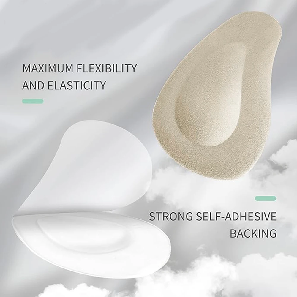2/6 Pcs Silicone Metatarsal Pads for Shoes Anti-Slip Forefoot Gel Inserts for Women High Heels Foot Pain Relief Half Insoles thumbnail 4