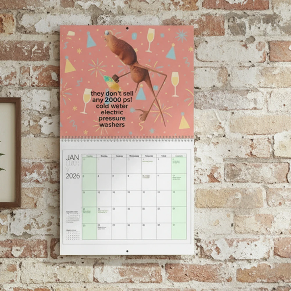 Marcus The Worm 2026 Wall Calendar Robert The Worm Funny Meme-Inspired Calendar Monthly Planner Calendars for Home Office School thumbnail 4
