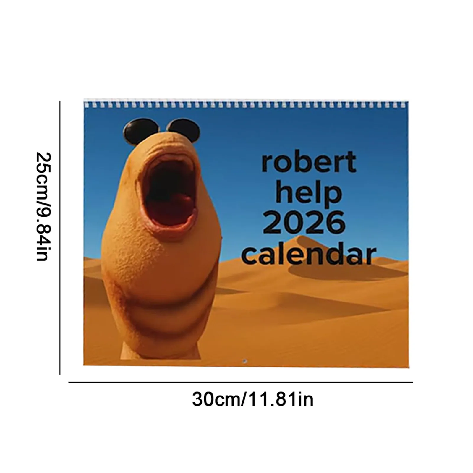 Marcus The Worm 2026 Wall Calendar Robert The Worm Funny Meme-Inspired Calendar Monthly Planner Calendars for Home Office School thumbnail 6
