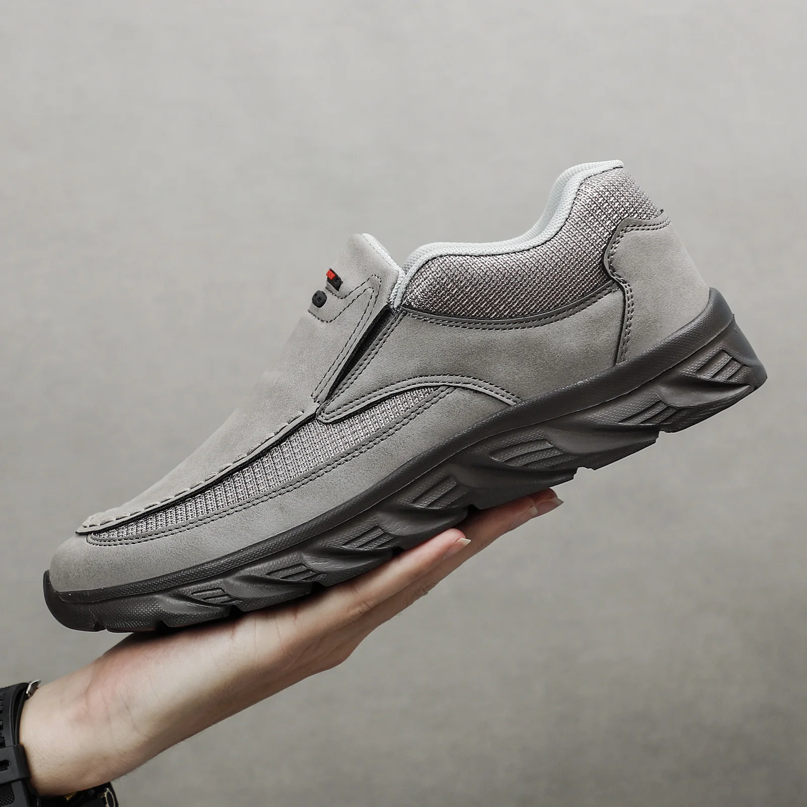Men Leather Casual Shoes Breathable Loafers Men Sneakers New Male Comfortable Leather Flat Footwear Sneakers Men Shoes thumbnail 5