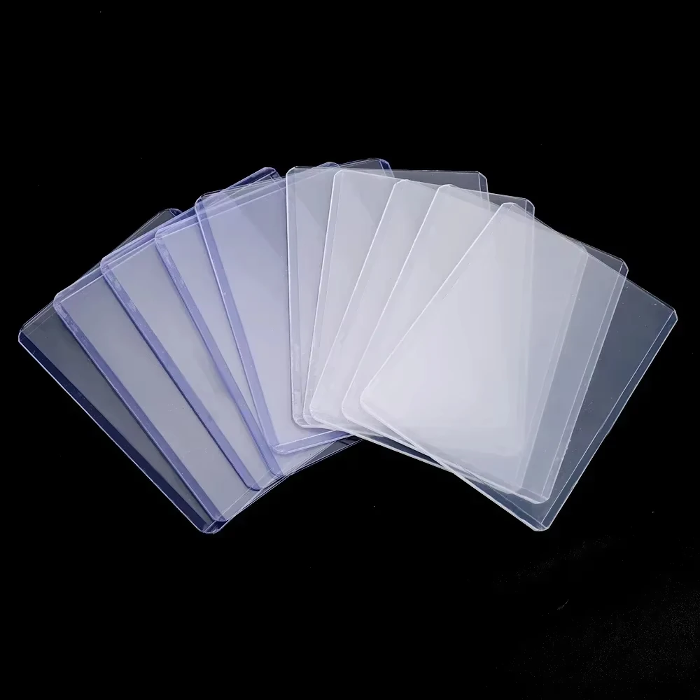 1/25/50Pcs Transparent Korean Kpop Card Sleeve with Protective Film Clear Card Holder Idol Photo Game Card Holders Cover 35PT thumbnail 2