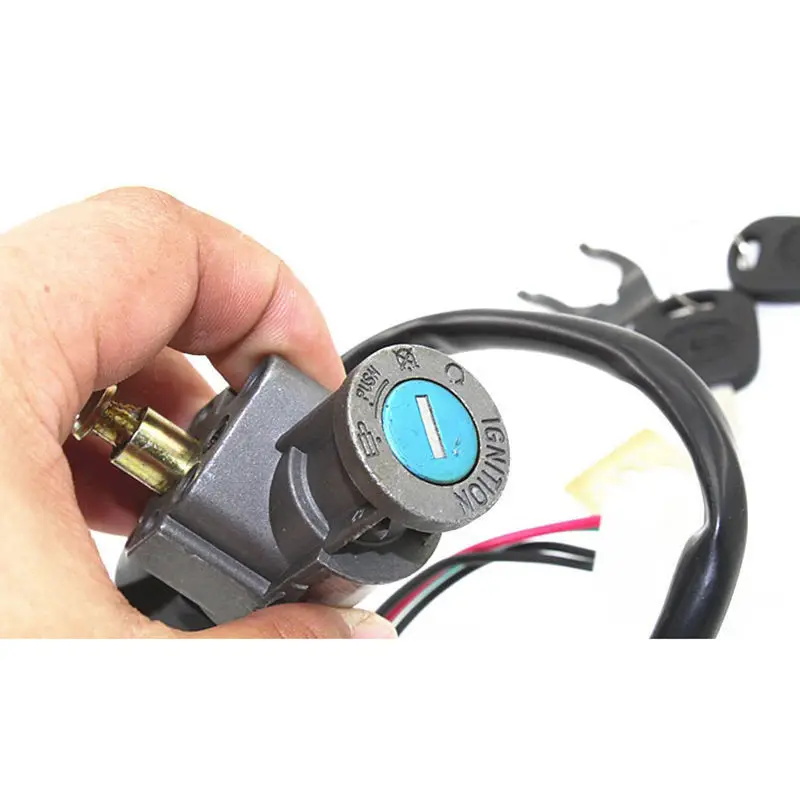 Long Style Power Lock for Yangliu 100 Motorcycle Bend Beam Headlock Ignition Key Switch Full Car Set Lock Anti-theft thumbnail 2
