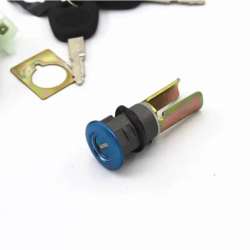 Long Style Power Lock for Yangliu 100 Motorcycle Bend Beam Headlock Ignition Key Switch Full Car Set Lock Anti-theft thumbnail 4