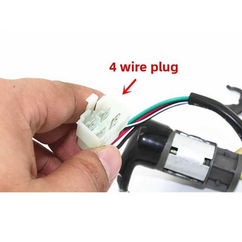 Long Style Power Lock for Yangliu 100 Motorcycle Bend Beam Headlock Ignition Key Switch Full Car Set Lock Anti-theft thumbnail 3