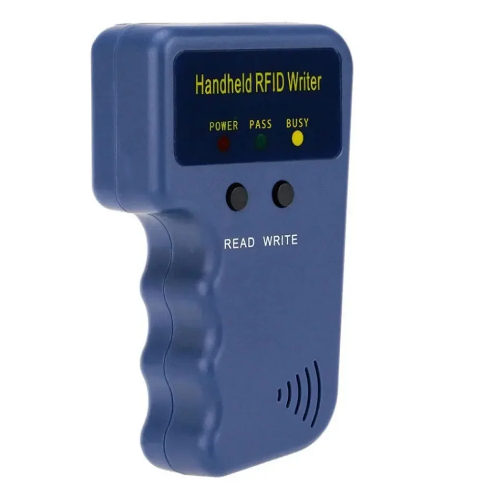Repetitive Handheld 125KHz EM4100 5200 RFID ID Card Writer Copier Duplicator Programmer + 2pcs T5577 Rewritable Keyfobs Tags thumbnail 3