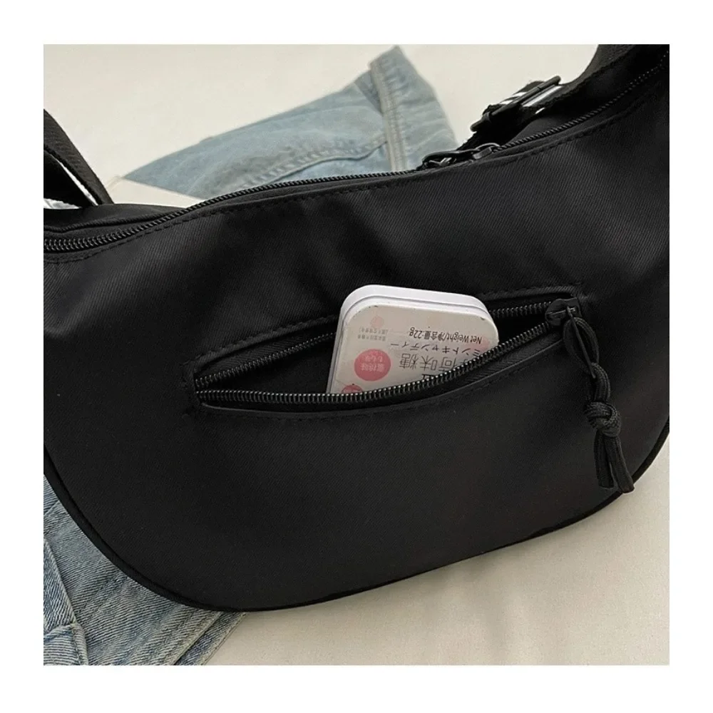 New Fashion Crossbody Bag Simple Wide Shoulder Strap Design Single Shoulder Bag Original Style Commuting Dumpling Women Bag thumbnail 6