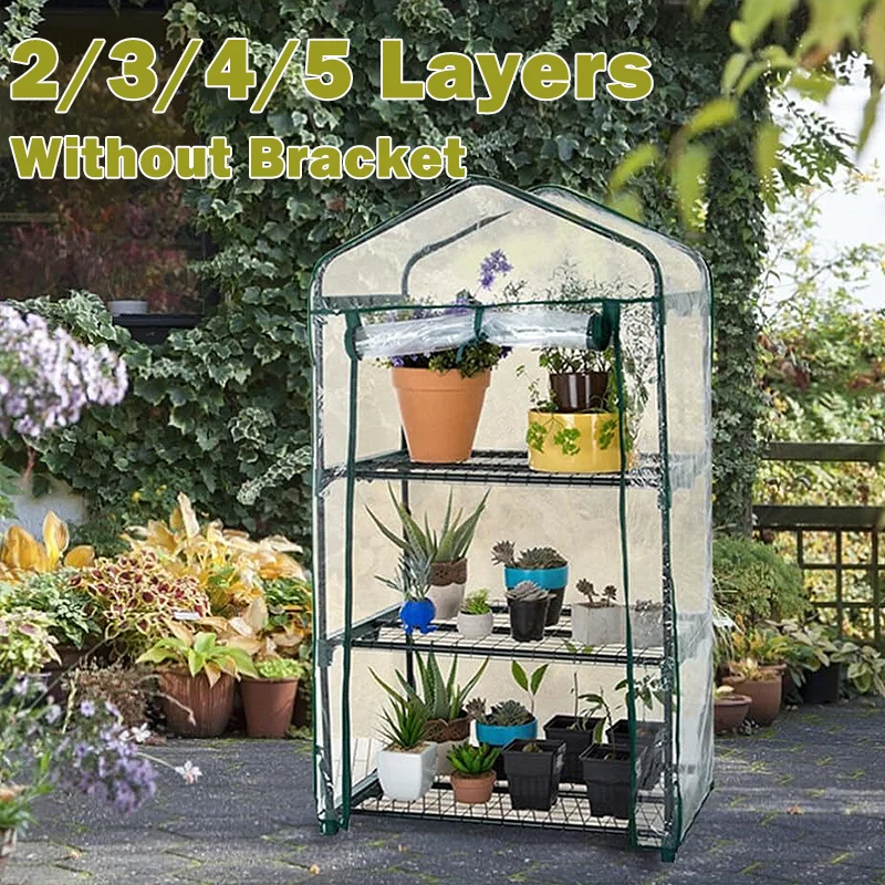 PVC Garden Warmer Cover Plant Cover Transparent Insulated Warming Shed For Garden Balcony Terrace Rainproof Cold Protection