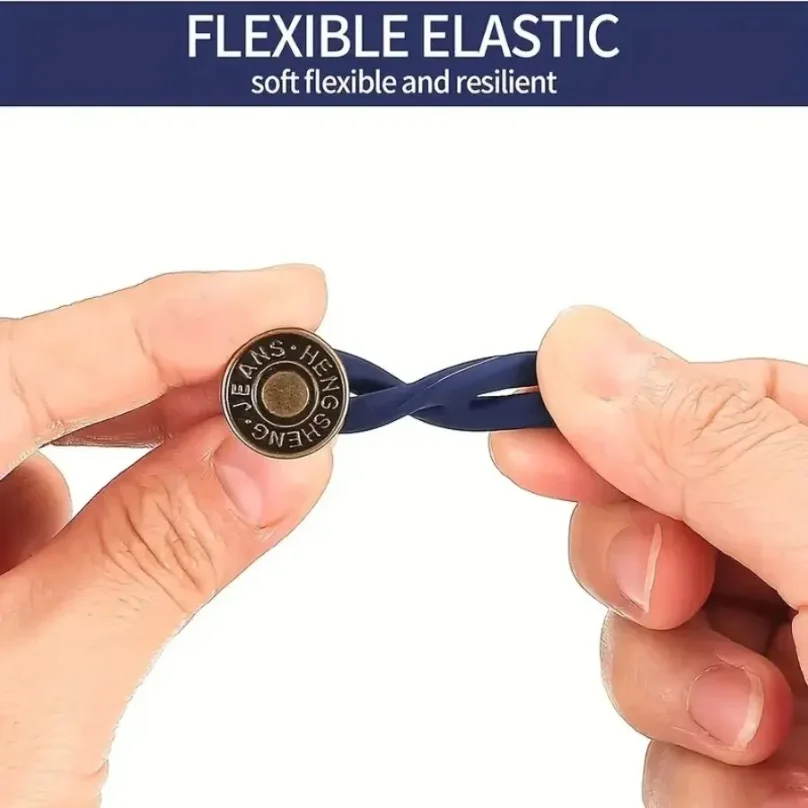 6 Pcs Jeans and Pants Button Extenders: Universal Waist Expander for Women and Men, Instant Belt Extension Solution thumbnail 4