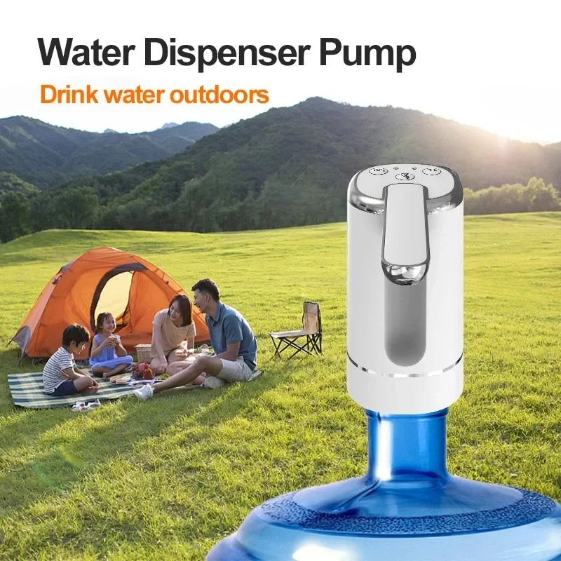 Water Dispensers Foldable Water Bottle Pump Automatic Dispenser Pump Button Control Portable Electric Water Dispenser for Home thumbnail 5