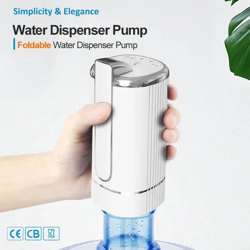 Water Dispensers Foldable Water Bottle Pump Automatic Dispenser Pump Button Control Portable Electric Water Dispenser for Home thumbnail 4