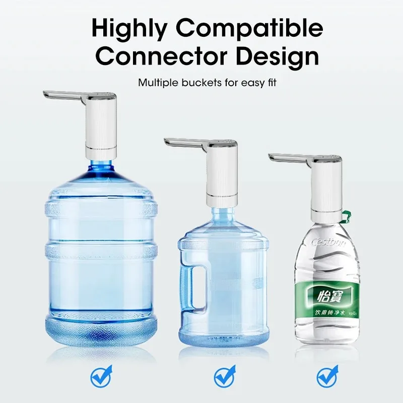Water Dispensers Foldable Water Bottle Pump Automatic Dispenser Pump Button Control Portable Electric Water Dispenser for Home thumbnail 6