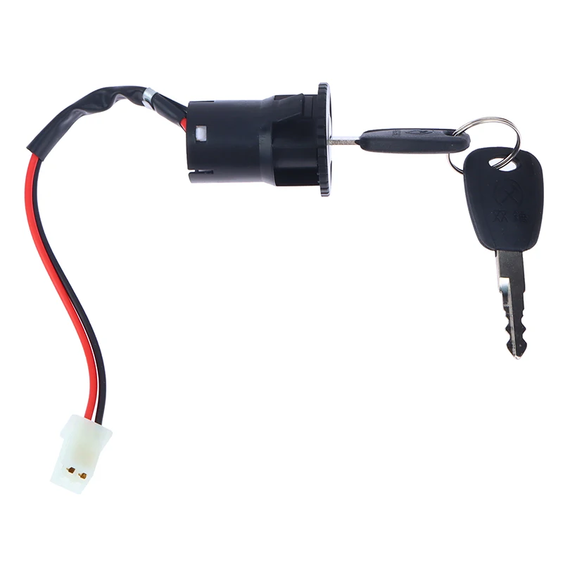 Wires Ignition Switch with 2 Keys On-Off Lock for Electrical Scooter ATV Pocket Bikes Motorcycle Motorbike ATV Quad Bike thumbnail 5