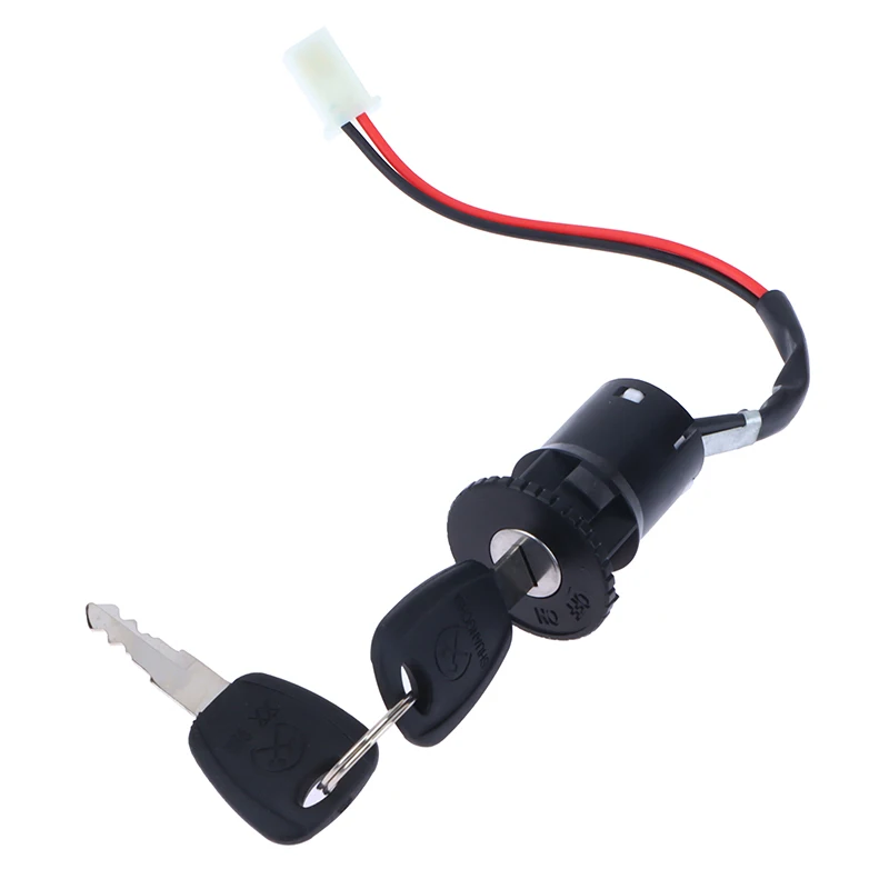 Wires Ignition Switch with 2 Keys On-Off Lock for Electrical Scooter ATV Pocket Bikes Motorcycle Motorbike ATV Quad Bike thumbnail 4