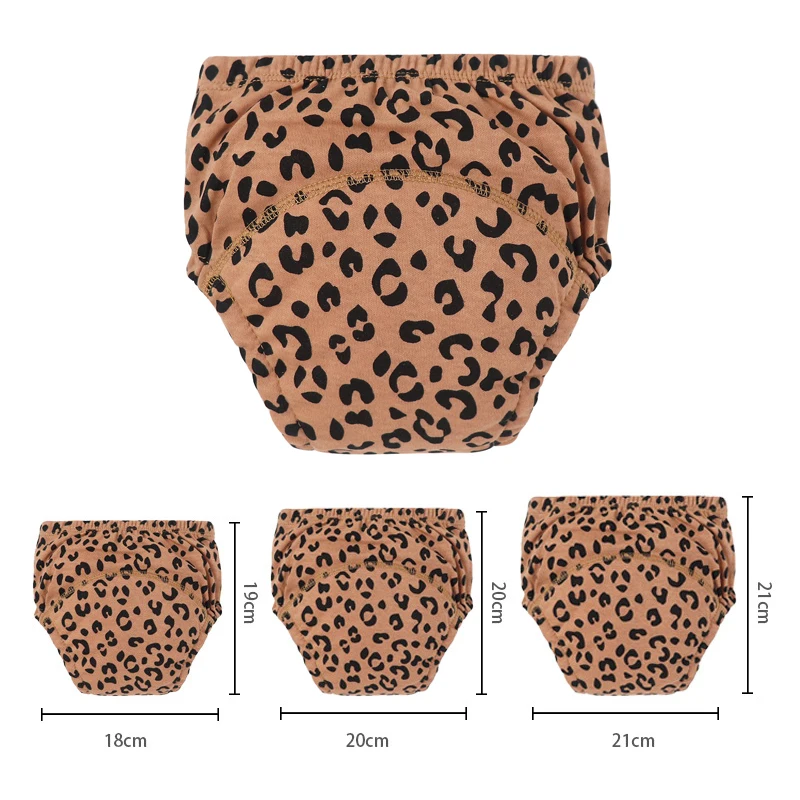 Baby Training Pants Set Cartoon Printed Training Pants for Boys Girls Breathable Cotton Reusable Kids Underwear 3Pcs/Set thumbnail 6