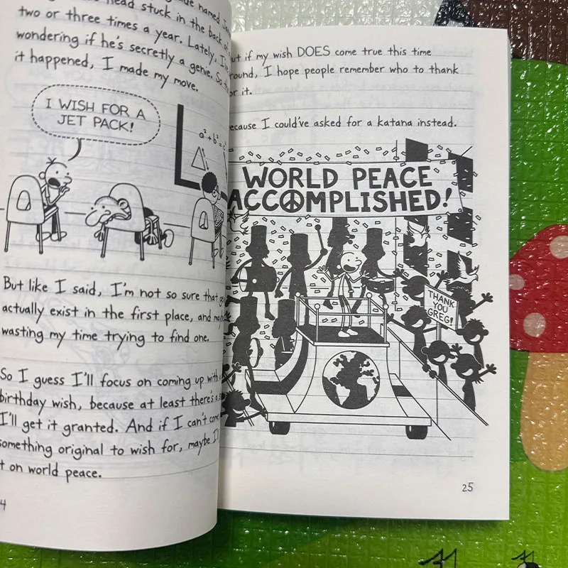 Latest Diary of Wimpy Kid Partypooper English Book Children Fiction Books Manga Novel Books Early Childhood Education Gifts thumbnail 4