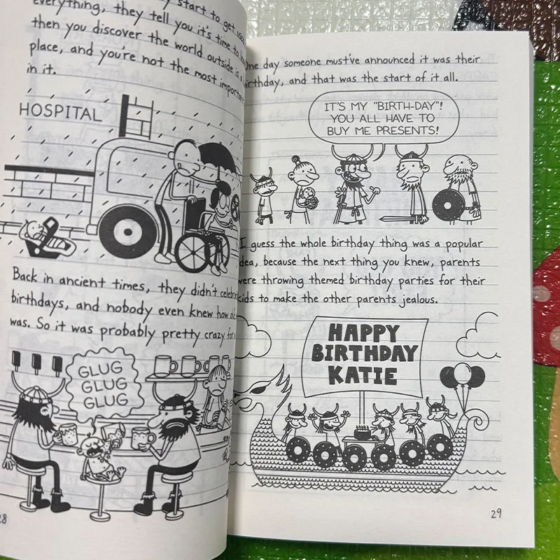 Latest Diary of Wimpy Kid Partypooper English Book Children Fiction Books Manga Novel Books Early Childhood Education Gifts thumbnail 3