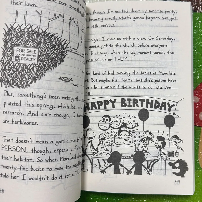 Latest Diary of Wimpy Kid Partypooper English Book Children Fiction Books Manga Novel Books Early Childhood Education Gifts thumbnail 6