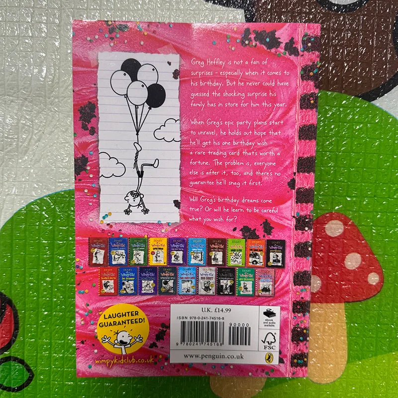 Latest Diary of Wimpy Kid Partypooper English Book Children Fiction Books Manga Novel Books Early Childhood Education Gifts thumbnail 2