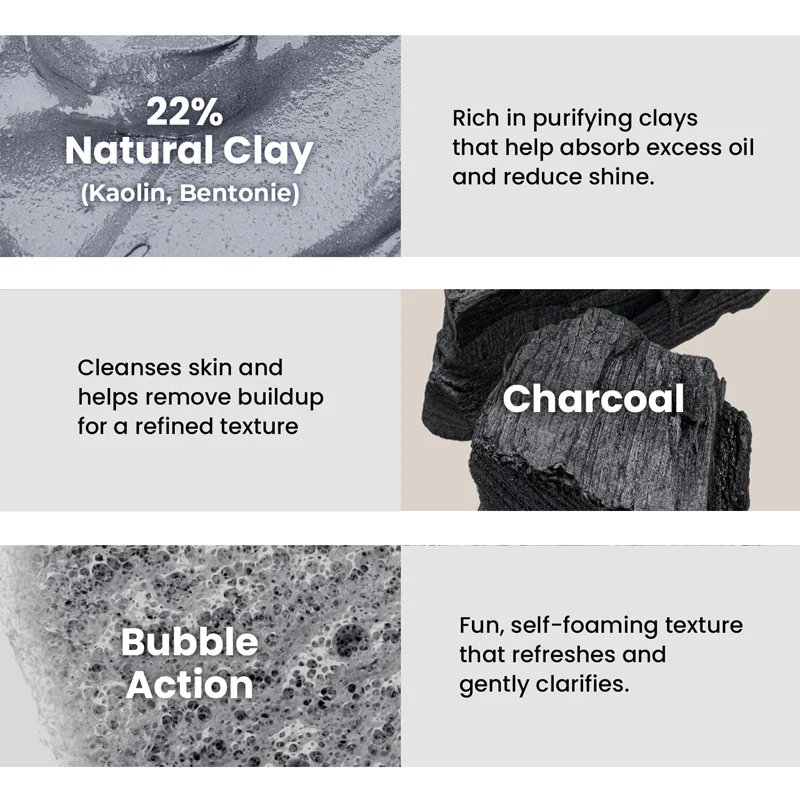 Bubble Deep Mask Korean Carbonated Facial Cleanser Oil Control Blackhead Removal Pore Tightening Skincare thumbnail 5