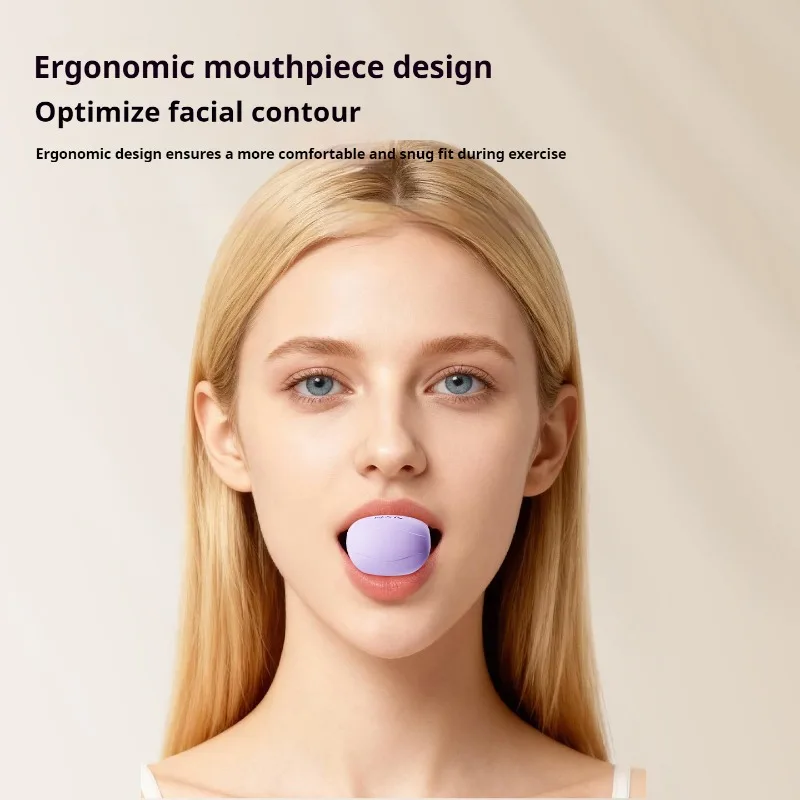 1Pc Silicone Jaw Trainer Masseter Ball Face Neck Exerciser Face Muscle Training Jawliner Facial Chew Equipment Jaw Exercise thumbnail 3