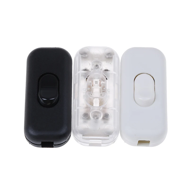 Inline Table Lamp Switch 1PCS ON OFF Desk Light Cord Cable Switch 250V 6A for Lamp Repair and DIY thumbnail 2