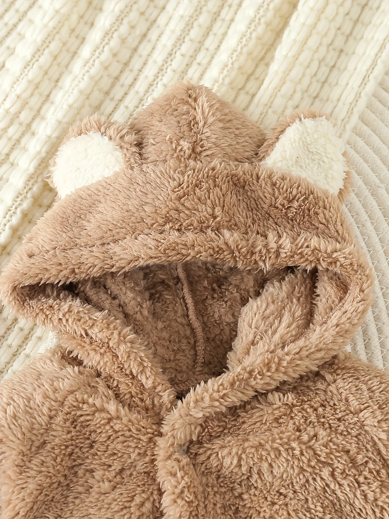 Newborn Baby Rompers Spring Autumn Warm Fleece Baby Boys Costume Baby Girls Clothing Animal Baby Pajamas Hooded Jumpsuits 0-1Y thumbnail 3