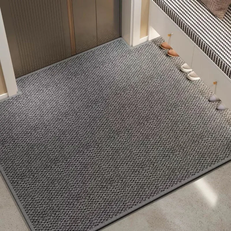 Imitation sisal door mat, living room, anti-cat scratch carpet, pineapple circle, large circle fleece floor mat thumbnail 3