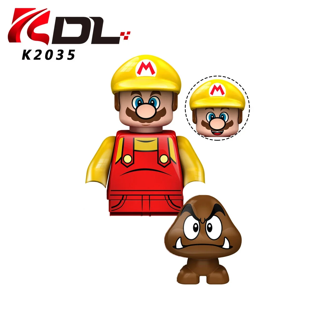 Disney building block anime cartoon characters Chip Dale Woody Donald Duck Mario mini Assembly brick figurines birthday gifts thumbnail 2