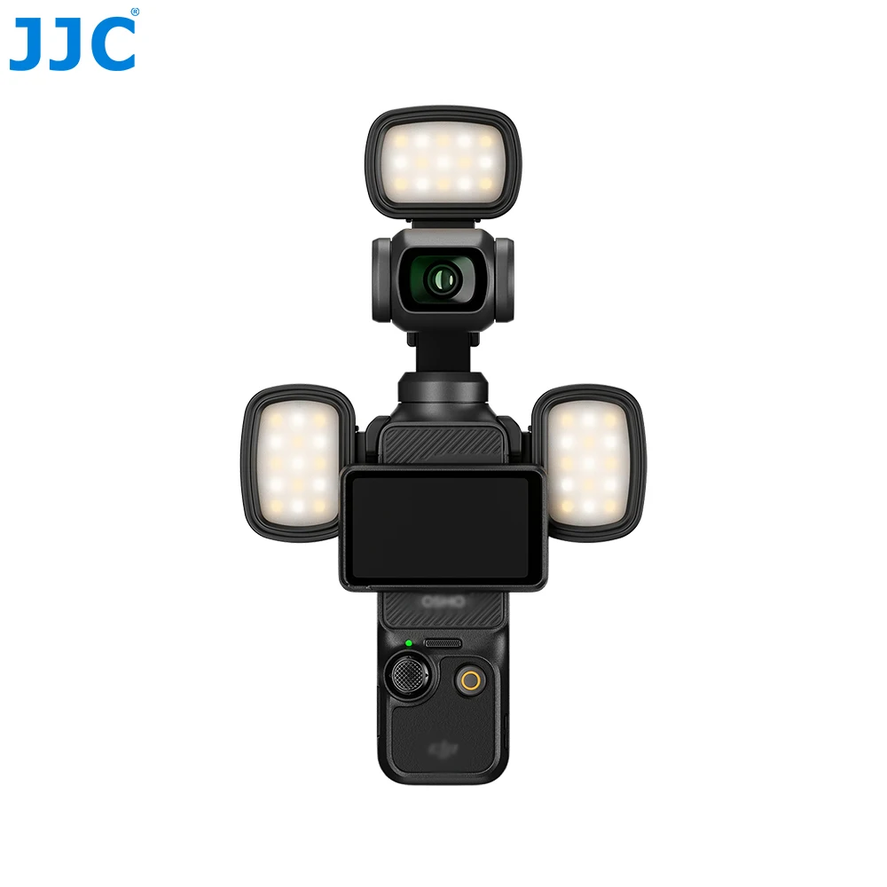 JJC Upgraded Magnetic Auxiliary Light for DJI Osmo Pocket 3 Rechargeable Selfie Mini LED Fill Light Pocket 3 Vlog Accessories thumbnail 6