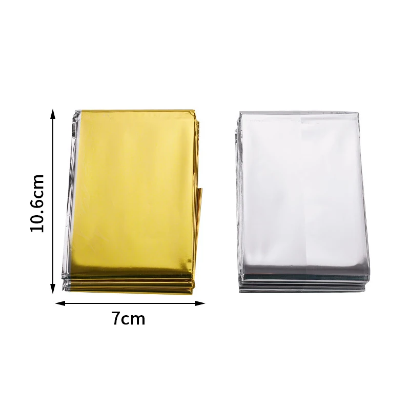 Extra Large Heavy Duty Emergency Blanket (12um) ,130/140/160x210cm Dual-Sided Outdoor Thermal Blanket〔YY33〕 thumbnail 6