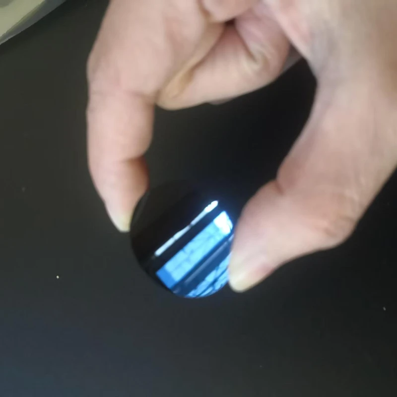 Round Size 800nm-2500nm Infrared Filter Optical Glass IR Transmission Transmit Visible Light Cut-off Lens Camera Black Filter thumbnail 3