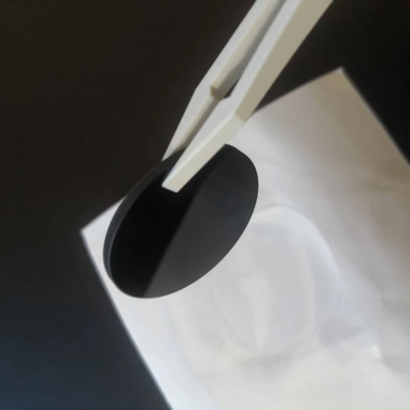 Round Size 800nm-2500nm Infrared Filter Optical Glass IR Transmission Transmit Visible Light Cut-off Lens Camera Black Filter thumbnail 4