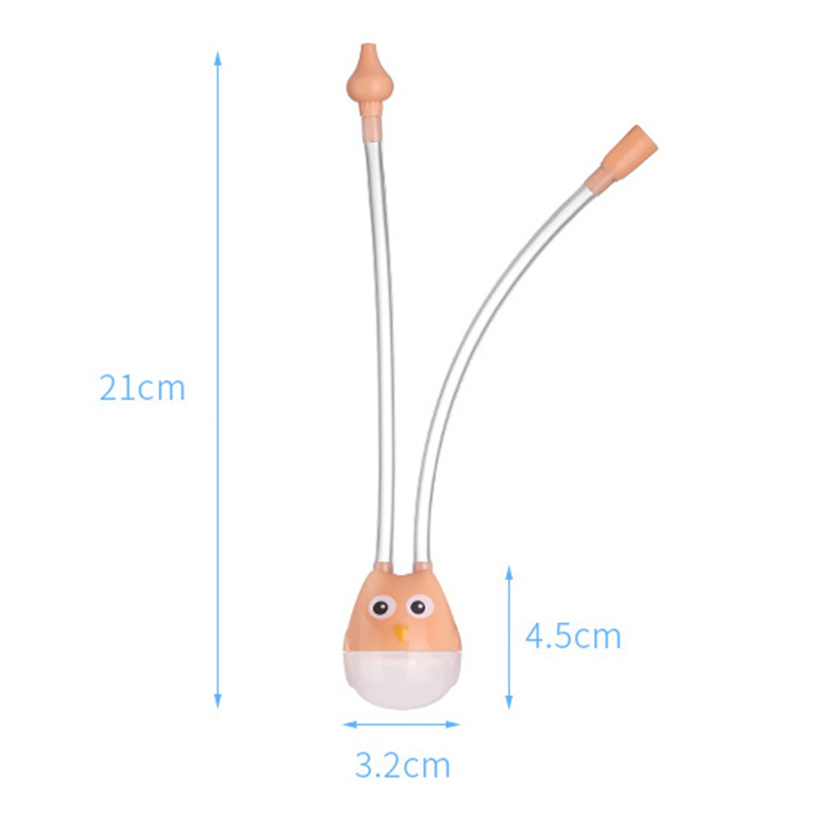 Manual Baby Nasal Aspirator Owl Shape Strong Hardness Comfortable Oral Suction Baby Safety Nose Cleaner thumbnail 4