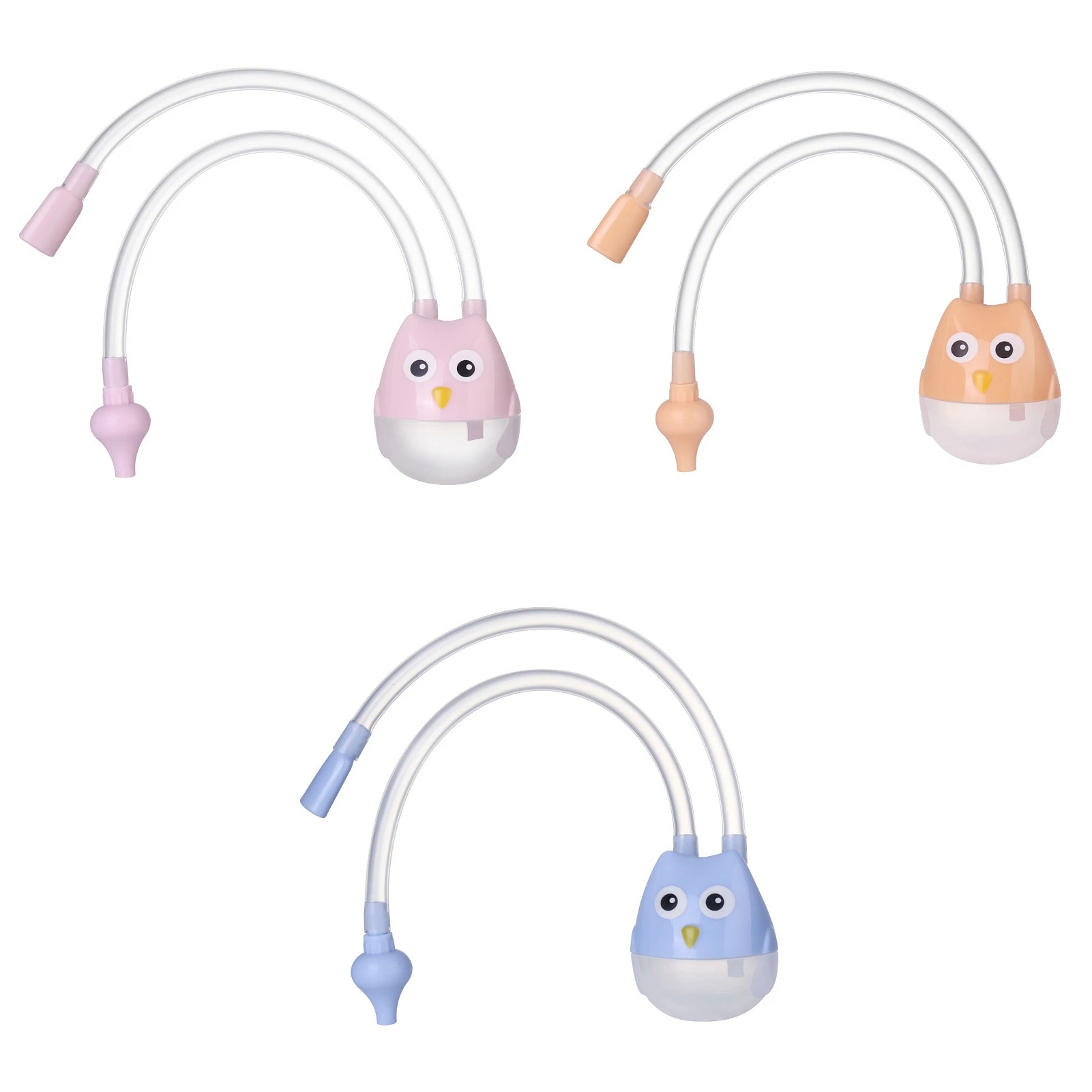 Manual Baby Nasal Aspirator Owl Shape Strong Hardness Comfortable Oral Suction Baby Safety Nose Cleaner thumbnail 5