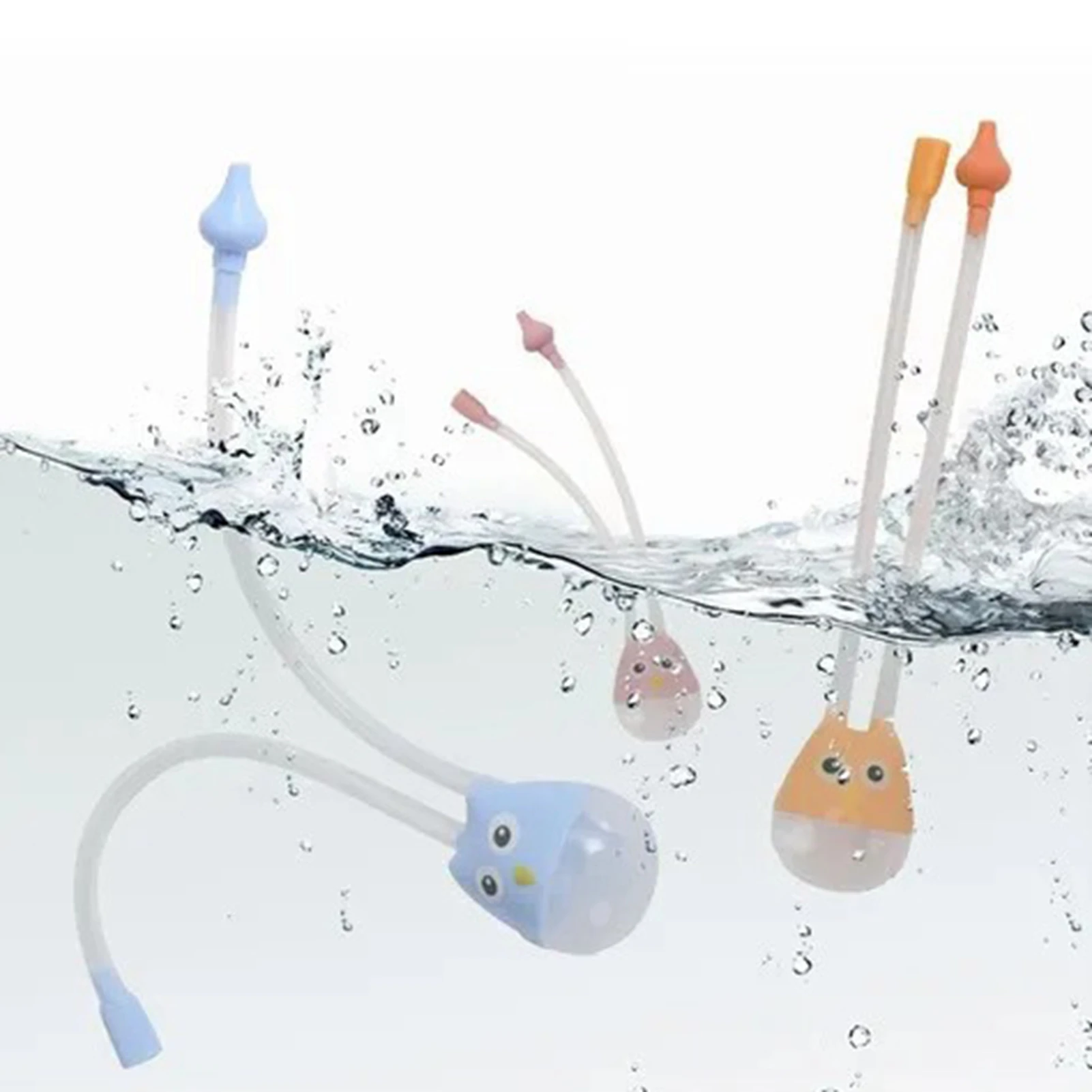 Manual Baby Nasal Aspirator Owl Shape Strong Hardness Comfortable Oral Suction Baby Safety Nose Cleaner thumbnail 3