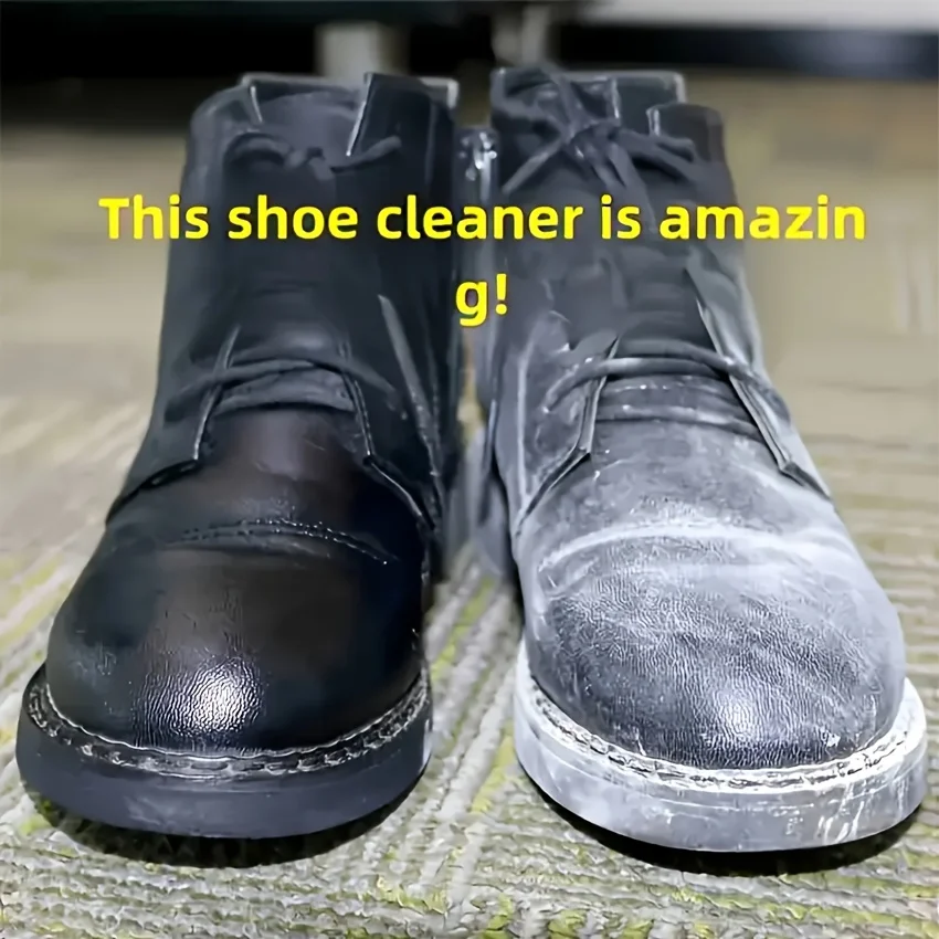 Shoe Polish Care Set with Sponge - Suitable for Shoes, Bags, Jackets, Sofas, and Other Leather Items - Provides Quick Shine thumbnail 4